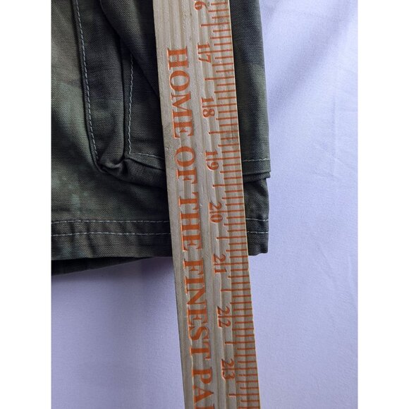 Gap Woodland Camo Cargo Shorts Mens 28 Green Brown Black Hunting Outdoor Hiking - Picture 4 of 14